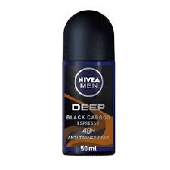 نيفيا رول أون رجالي 50 مل Deep Black Carbon Espresso